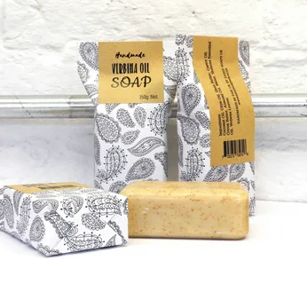 Cardboard Soap Sleeves. These sustainable, eye-catching