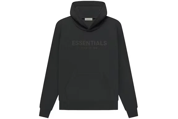 Trendy Black Essentials Hoodie Pullover